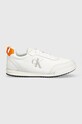 Calvin Klein Jeans sneakersy LOW PROFILE OVERSIZED MESH syntetyczny biały YM0YM00623