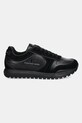 Kožené tenisky Calvin Klein Jeans TOOTHY RUNNER IRREGULAR LINES YM0YM00624 čierna NC24
