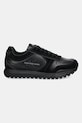 Calvin Klein Jeans sneakersy skórzane TOOTHY RUNNER IRREGULAR LINES YM0YM00624 czarny NC24