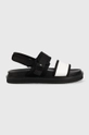 μαύρο Σανδάλια Calvin Klein Jeans SANDAL HARDWARE Ανδρικά