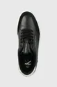 μαύρο Δερμάτινα αθλητικά παπούτσια Calvin Klein Jeans CASUAL CUPSOLE HIGH/LOW FREQ CASUAL CUPSOLE HIGH/LOW FREQ