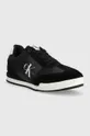 Sneakers boty Calvin Klein Jeans LOW PROFILE MONO ESSENTIAL černá