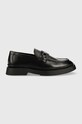 Vagabond Shoemakers mokasyny skórzane MIKE eleganckie czarny 5563.001.20
