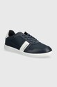 Calvin Klein sneakersy LOW TOP LACE UP MIX skóra zamszowa granatowy HM0HM00491