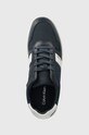 Calvin Klein sneakersy LOW TOP LACE UP MIX granatowy HM0HM00491