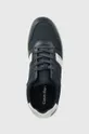 granatowy Calvin Klein sneakersy LOW TOP LACE UP MIX