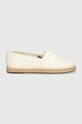 Calvin Klein espadryle ESPADRILLE CV HM0HM00539 beżowy SS24