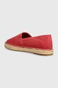 Boty Espadrilky Calvin Klein ESPADRILLE CV HM0HM00539 červená