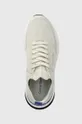 szary Calvin Klein sneakersy LOW TOP LACE UP MIX