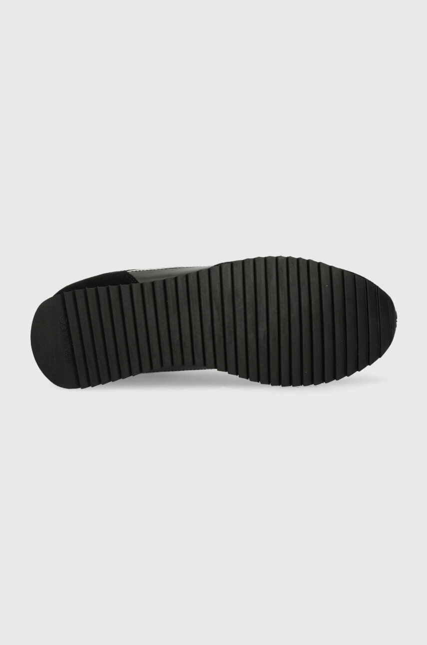 Sneakers boty Calvin Klein LOW TOP LACE UP MIX Pánský