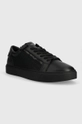 Αθλητικά Calvin Klein LOW TOP LACE UP W/ZIP MONO JQ μαύρο