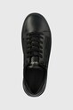 Calvin Klein sneakersy LOW TOP LACE UP W/ZIP MONO JQ czarny HM0HM01013