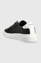 Παπούτσια Δερμάτινα αθλητικά παπούτσια Calvin Klein LOW TOP LACE UP LTH HM0HM01016 μαύρο