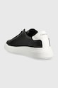 Obuv Kožené tenisky Calvin Klein LOW TOP LACE UP LTH HM0HM01016 čierna