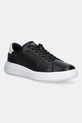 Calvin Klein sneakersy skórzane LOW TOP LACE UP LTH Planet friendly czarny HM0HM01016