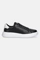 Calvin Klein sneakersy skórzane LOW TOP LACE UP LTH HM0HM01016 czarny SS25