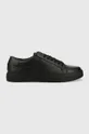 μαύρο Δερμάτινα αθλητικά παπούτσια Calvin Klein LOW TOP LACE UP PB Ανδρικά