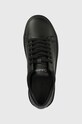 Calvin Klein sneakersy skórzane LOW TOP LACE UP PB czarny HM0HM01019