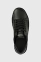 Calvin Klein sneakersy skórzane LOW TOP LACE UP PB czarny HM0HM01019