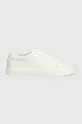 bianco Calvin Klein sneakers in pelle LOW TOP LACE UP MONO HF Uomo