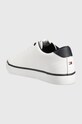 Obuwie Tommy Hilfiger tenisówki skórzane TH HI VULC CORE LOW LEATHER FM0FM04731 biały