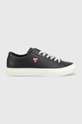 mornarsko modra Usnjene superge Tommy Hilfiger TH HI VULC STREET LOW LEATHER Moški