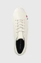 λευκό Δερμάτινα αθλητικά παπούτσια Tommy Hilfiger ELEVATED VULC LEATHER LOW
