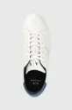biały Armani Exchange sneakersy skórzane