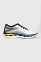 Mizuno pantofi de alergat Wave Sky 6 sintetic alb J1GC2202