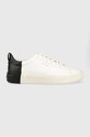 Guess sneakersy New Vice imitacja skóry licowej biały FM5NVI.LEA12.WHBLK