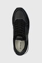 Guess sneakersy potenza ii czarny FM5POT.LEA12.BLACK