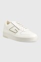 Guess sneakersy skórzane Silea FM5SIL.ELE12.WHIWH biały SS23