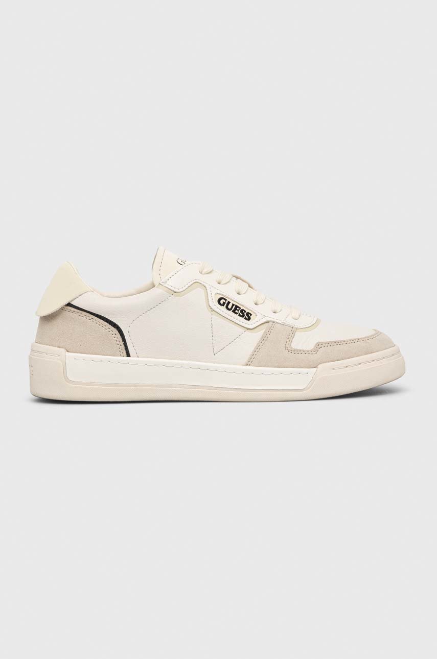 kremowy Guess sneakersy Strave Vintage Męski