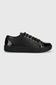 Guess sneakers Udine pelle fiore nero FM5UDI.FAB12.BLACK