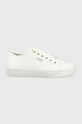 Guess sneakersy skórzane UDINE syntetyczny biały FM5UDI.LEA12.WHITE