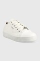 Guess sneakersy skórzane UDINE FM5UDI.LEA12.WHITE biały SS23