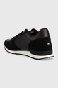 Obuwie Tommy Hilfiger sneakersy ICONIC RUNNER STRIPES LEATHER FM0FM04551 czarny