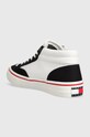Παπούτσια Πάνινα παπούτσια Tommy Jeans SKATE CANVAS MID EM0EM01154 λευκό