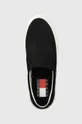 μαύρο Πάνινα παπούτσια Tommy Jeans SLIP ON CANVAS COLOR