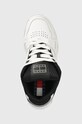 Tommy Jeans sneakers SKATER TONGUE alb EM0EM01158
