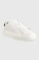 Tommy Jeans sneakers in pelle LEATHER OUTSOLE bianco