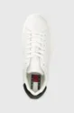λευκό Δερμάτινα αθλητικά παπούτσια Tommy Jeans LEATHER OUTSOLE
