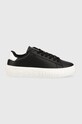 Кожаные кроссовки Tommy Jeans LEATHER OUTSOLE низкая чёрный EM0EM01159