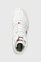 λευκό Δερμάτινα αθλητικά παπούτσια Tommy Jeans MID CUT BASKET