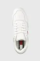 λευκό Δερμάτινα αθλητικά παπούτσια Tommy Jeans RETRO LEATHER