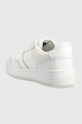 Încălțăminte Tommy Jeans sneakers din piele BASKET CUPSOLE EM0EM01194 alb
