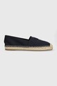 Espadrilky Emporio Armani Underwear XVSS03 XN742 N151 námořnická modř XVSS03.XN742.N151