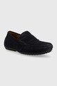Semišové mokasíny Polo Ralph Lauren Reynold 803893741001 tmavomodrá SS23