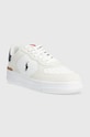 Кожаные кроссовки Polo Ralph Lauren Masters Crt 809891794001 белый SS23