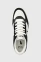 μαύρο Δερμάτινα αθλητικά παπούτσια Polo Ralph Lauren Polo Crt Lux